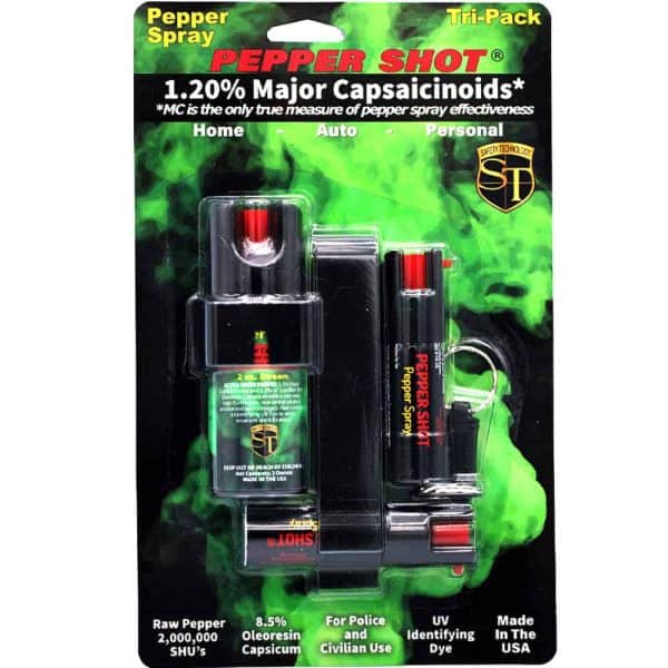 Pepper Shot 1.2% MC Tri-Pack Pepper Spray - Image 2